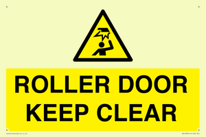 ROLLER DOOR KEEP CLEAR
